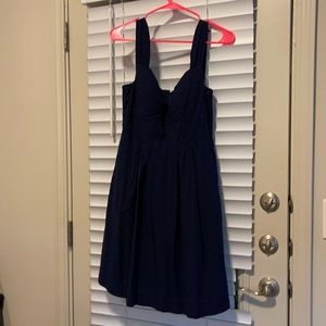 Navy blue sun dress